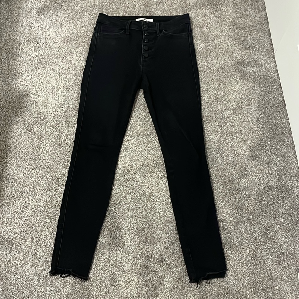 Sam Edelman The Stiletto High Rise Skinny Ankle Black